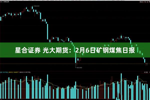 星合证券 光大期货：2月6日矿钢煤焦日报